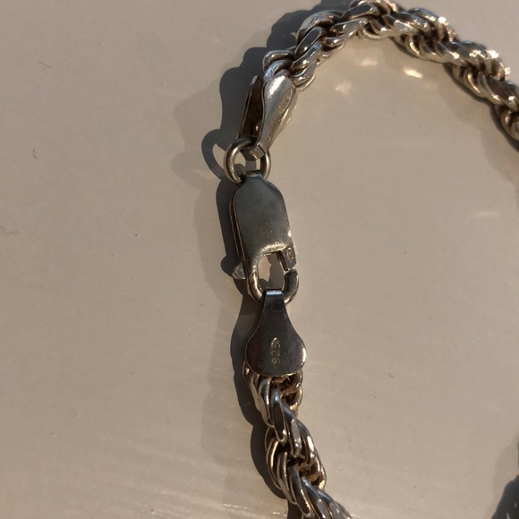 Silver Rope Necklace - Picture 4 of 7